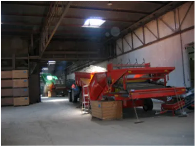 Moderne koelcel interieur